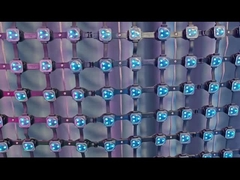 Waterproof P50 RGB Flexible Mesh LED Screen Curtain Display IP67 PC Body