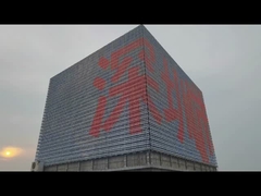 IP67 Grid Screen RGB 12V High Brightness LED Mesh Screen for Building Decoration