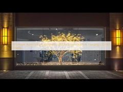 Toptan Reklam Şeffaf LED Film Ekranı Açık Asılı LED Film Ekranı