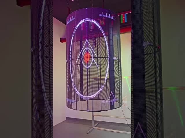 High Transparency 3.91mm Holographic LED Screen with Soft Unobstructed View for Commercial Advertising
